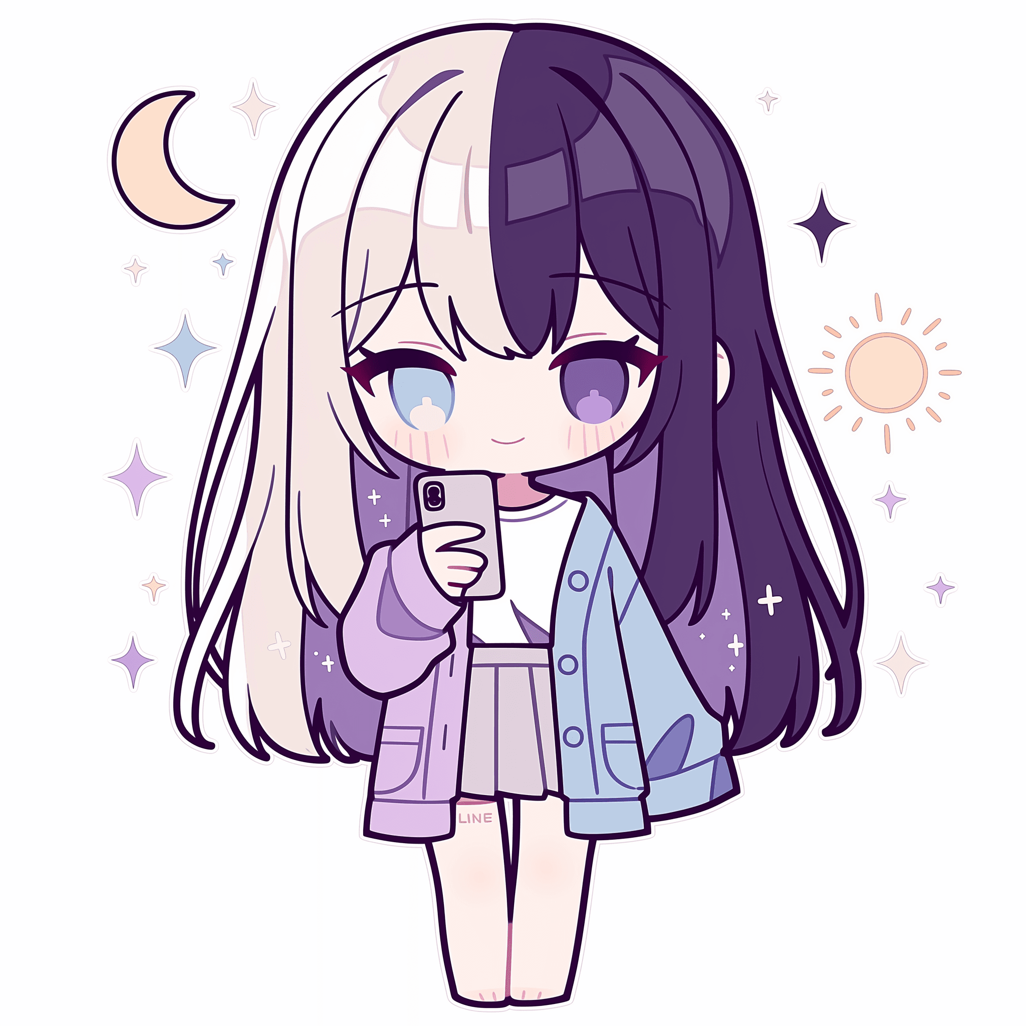 月夜の二重人格