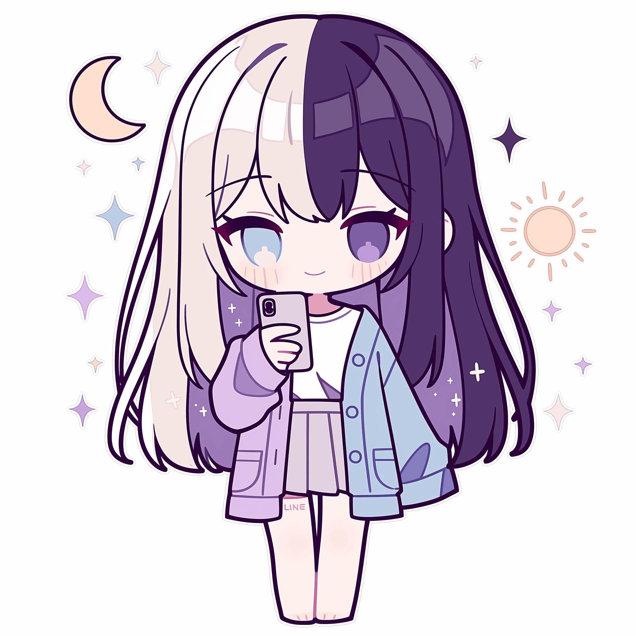 月夜の二重人格